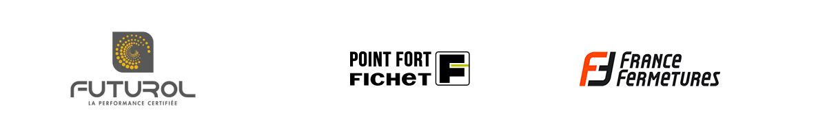 Logos Point Fort Fichet, France Fermetures et Correze Fermetures